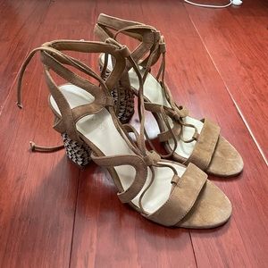 Nine West strappy heels